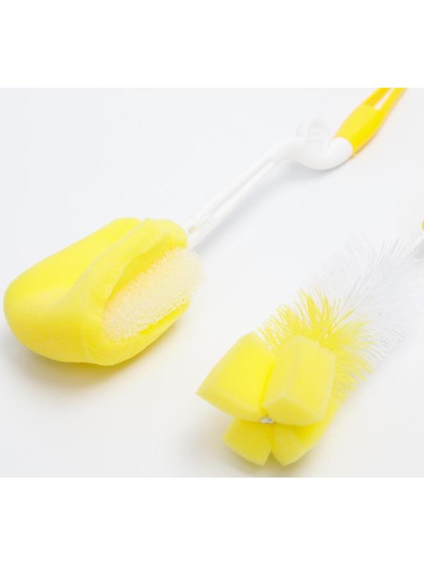 Набор ёршиков по уходу за детскими бутылочками, 5 предметов, цвет МИКС