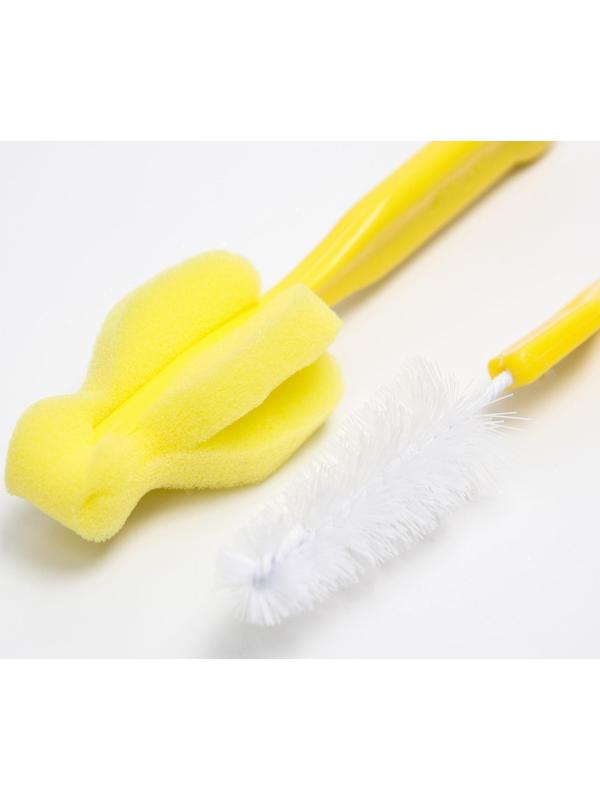 Набор ёршиков по уходу за детскими бутылочками, 5 предметов, цвет МИКС