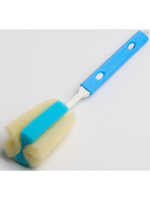 Набор ёршиков по уходу за детскими бутылочками, 5 предметов, цвет МИКС