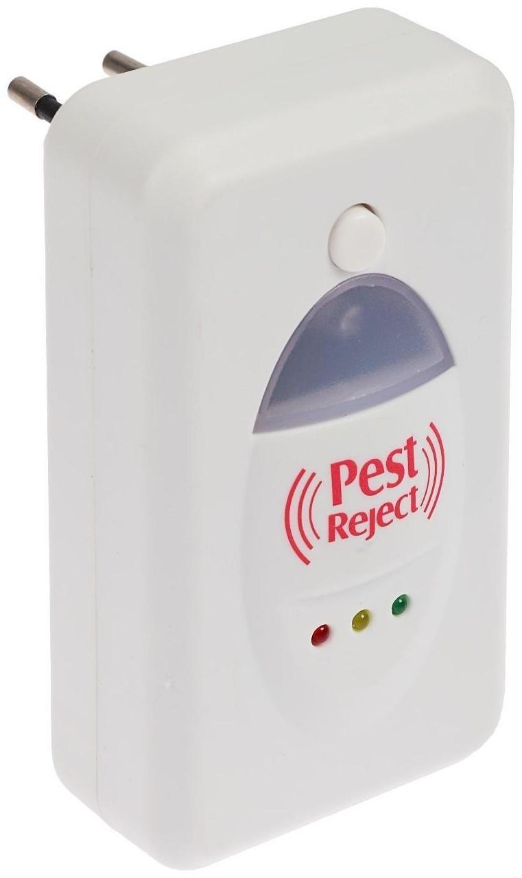 Отпугиватель насекомых и грызунов Luazon LRI-07, ультразвуковой, 200 м2, 220 В, белый