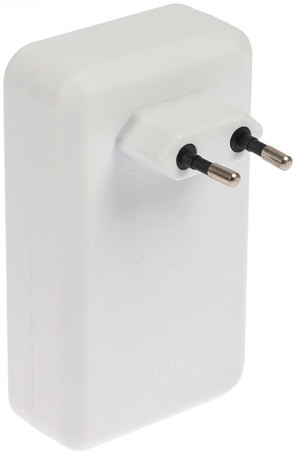 Отпугиватель насекомых и грызунов Luazon LRI-07, ультразвуковой, 200 м2, 220 В, белый