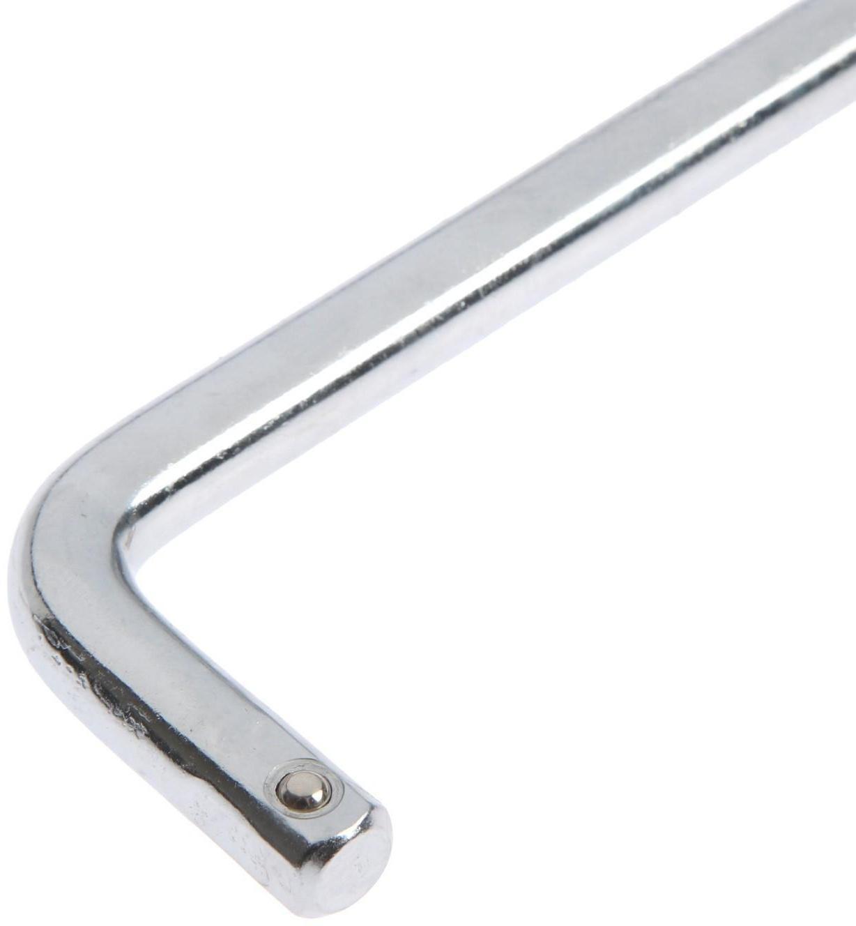 Вороток Г-образный ТУНДРА, CrV, квадрат 1/2