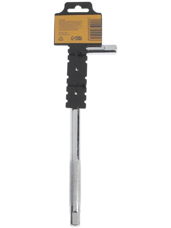 Вороток Г-образный ТУНДРА, CrV, квадрат 1/2