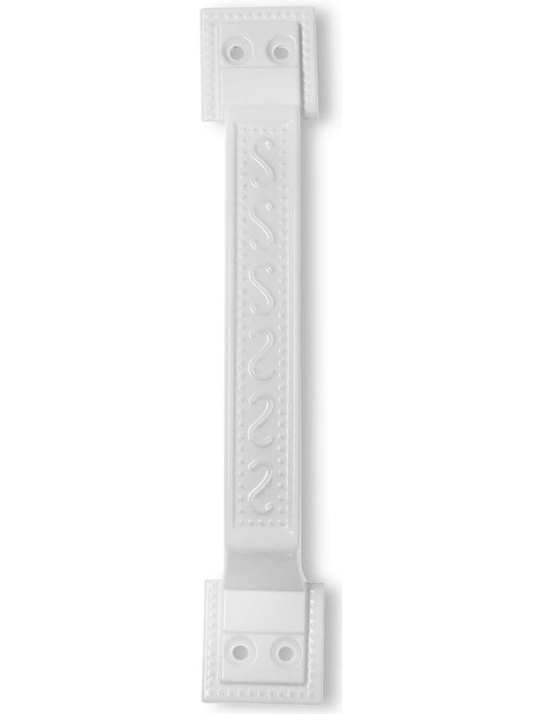 Ручка-скоба дверная, белая