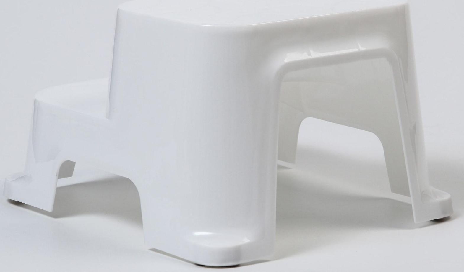 Табурет-подставка детский, цвет белый