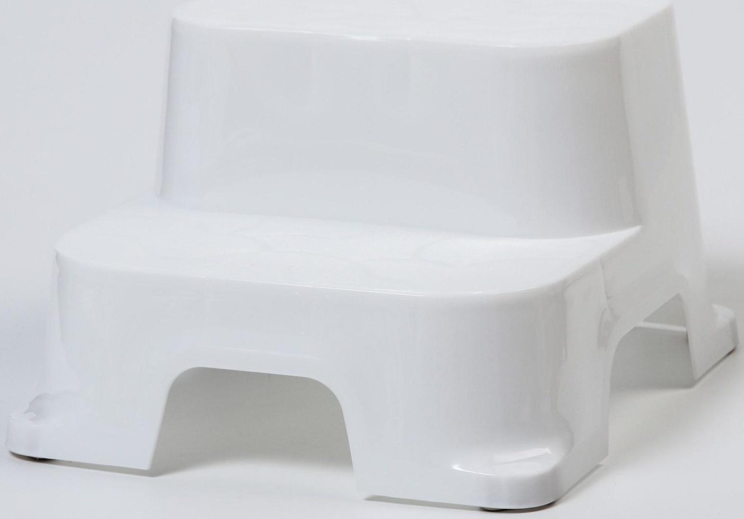 Табурет-подставка детский, цвет белый