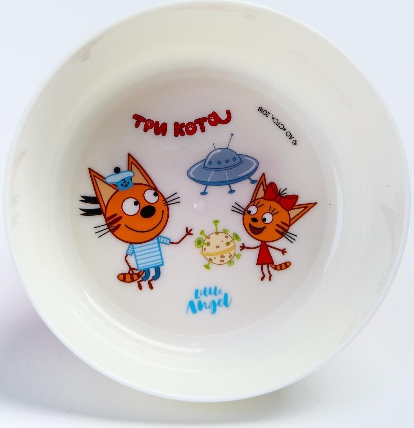 Детская миска ТРИ КОТА «Космическое путешествие», 430 мл.