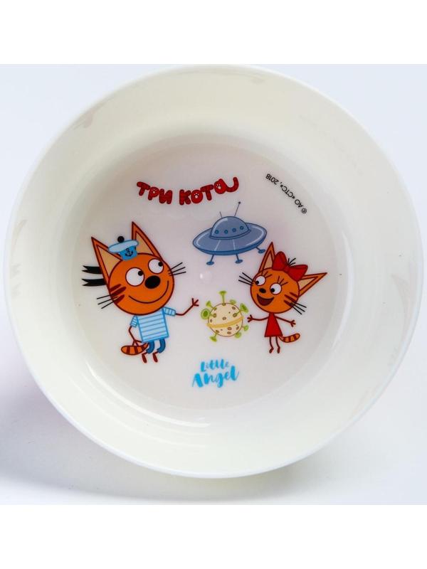 Детская миска ТРИ КОТА «Космическое путешествие», 430 мл.
