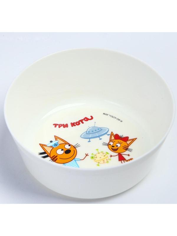 Детская миска ТРИ КОТА «Космическое путешествие», 430 мл.