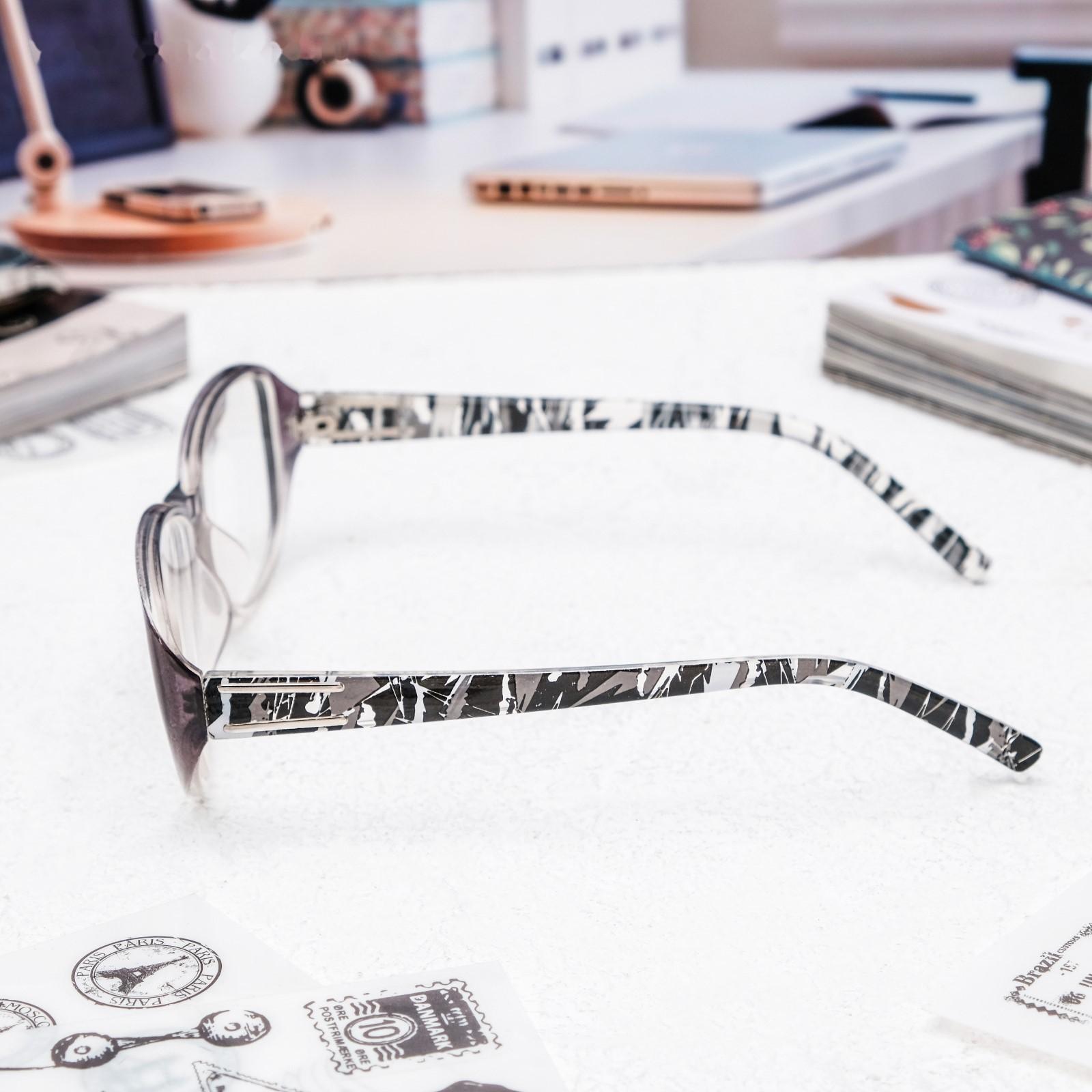 Очки корригирующие 1319, цвет серый, +2