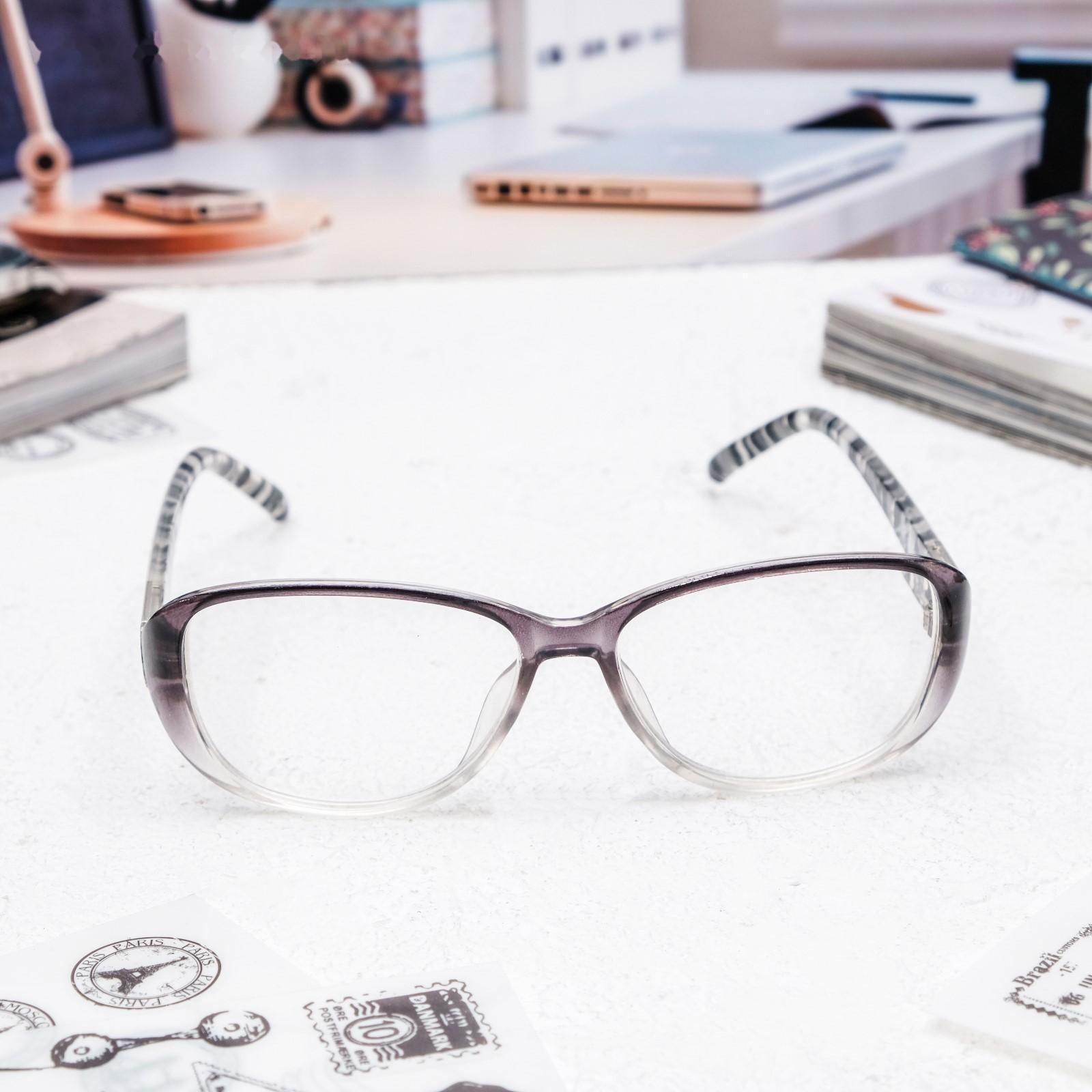 Очки корригирующие 1319, цвет серый, +2