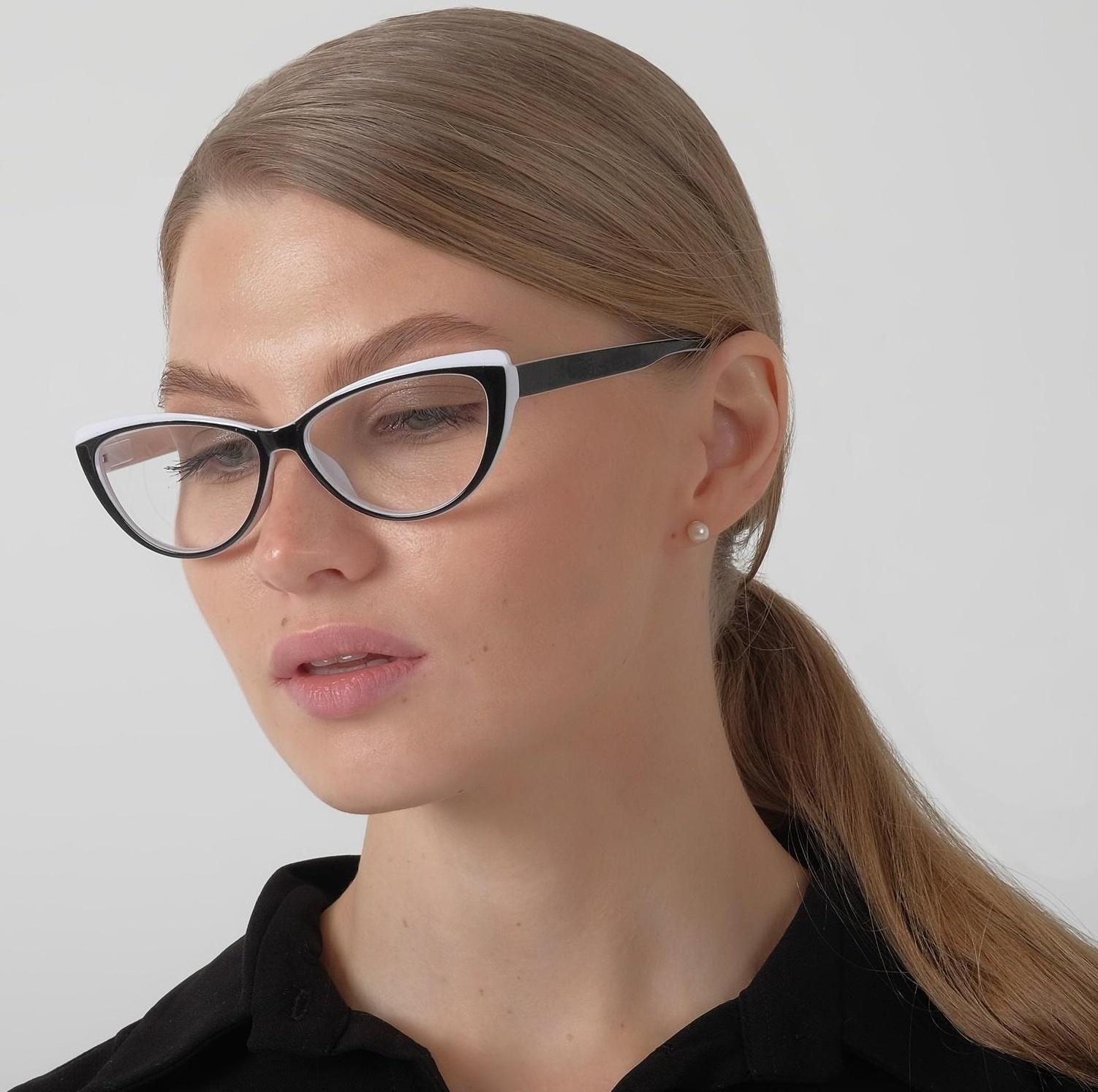 Очки корригирующие 2038 M4, цвет чёрно-белый, +1,75