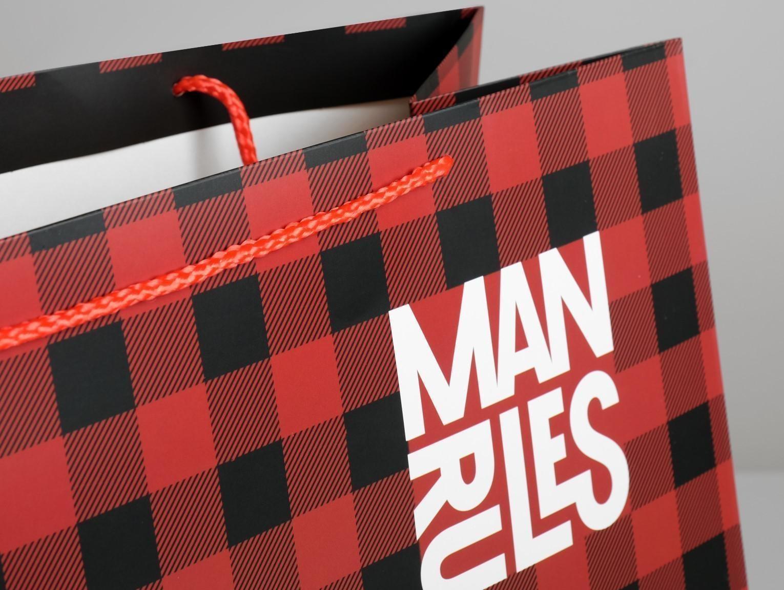 Пакет ламинированный «Man rules», XL 49 × 40 × 19 см