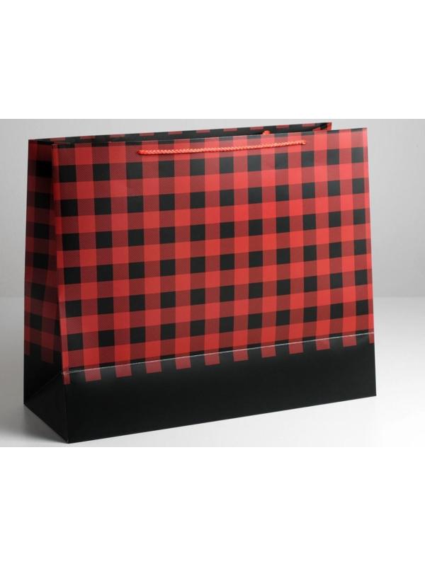 Пакет ламинированный «Man rules», XL 49 × 40 × 19 см