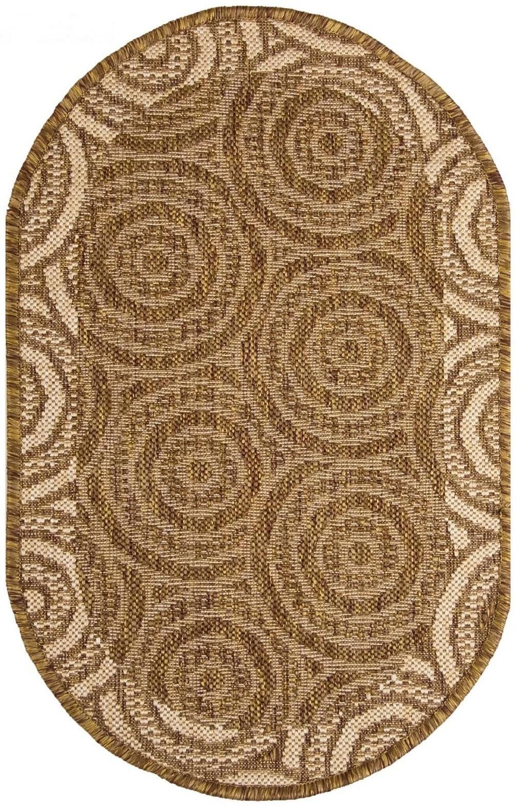 Ковёр «Эко», форма овал, размер 50х80 см