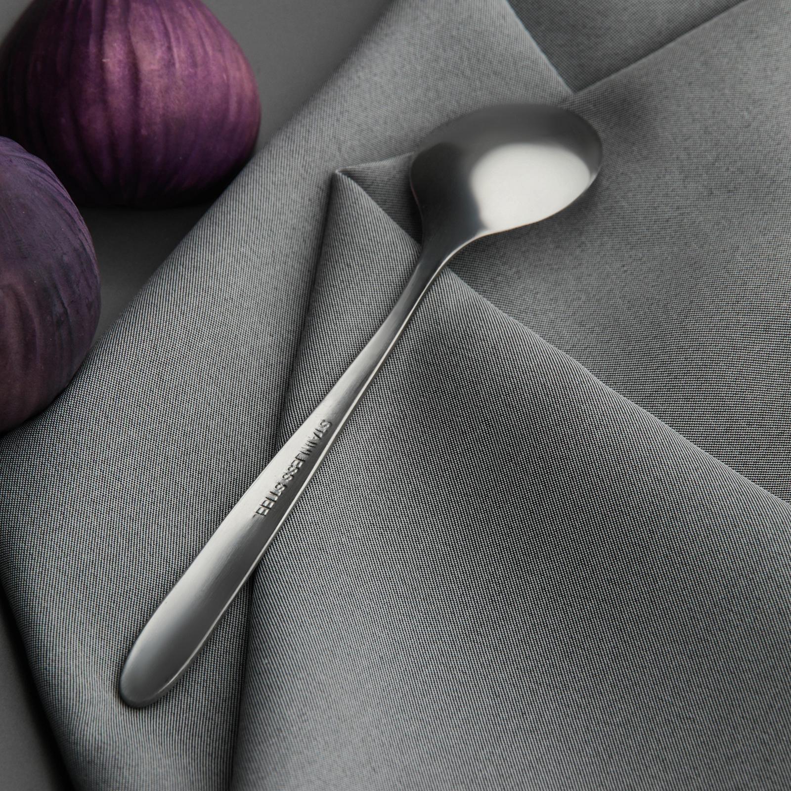 Набор ложек чайных Доляна «Антураж», h=15 см, 6 шт, цвет серебряный