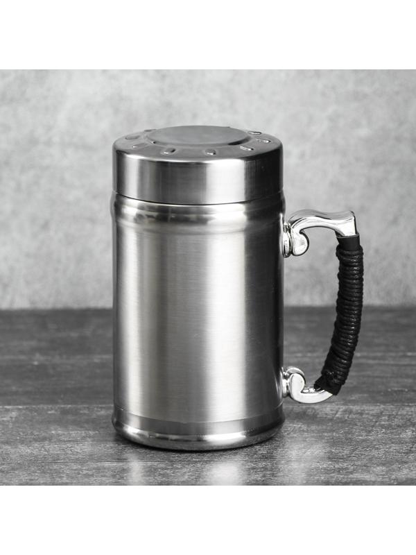 Термокружка с ситечком «Самый главный», 350 мл, сохраняет тепло 3 ч