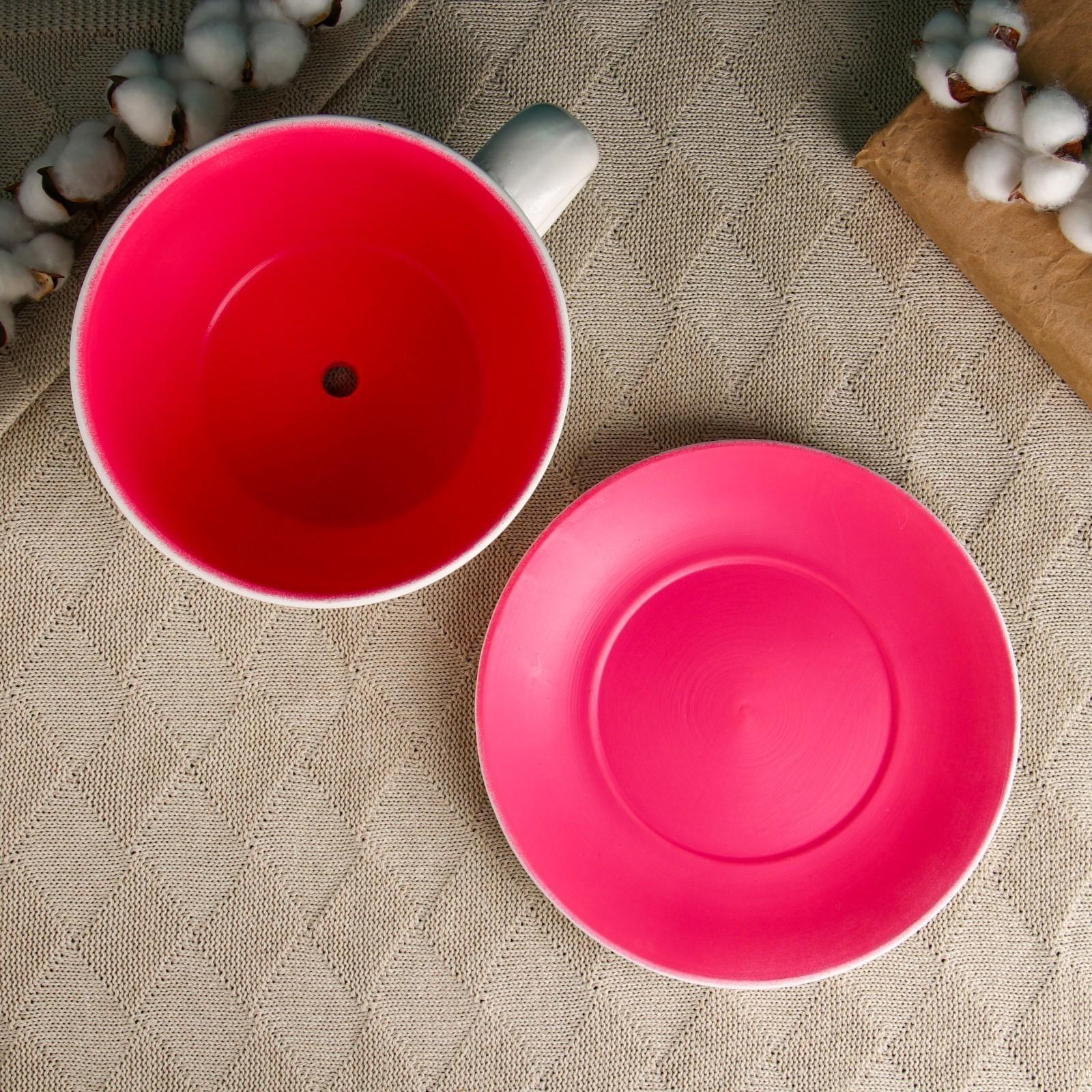 Горшок в форме чашки 