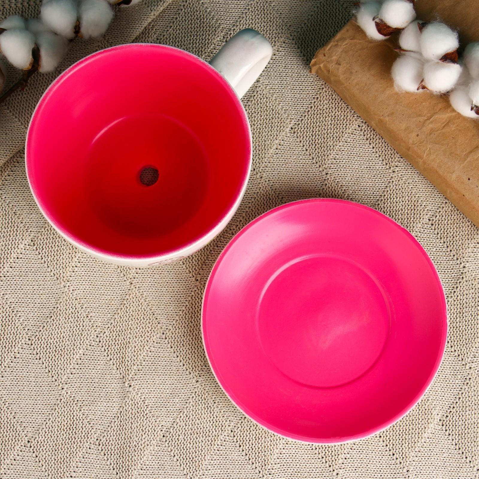 Горшок в форме чашки 