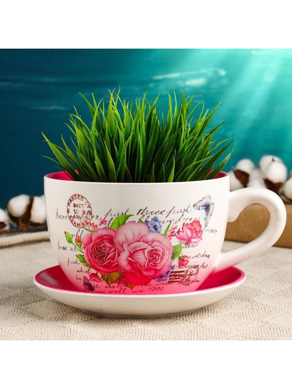 Горшок в форме чашки 