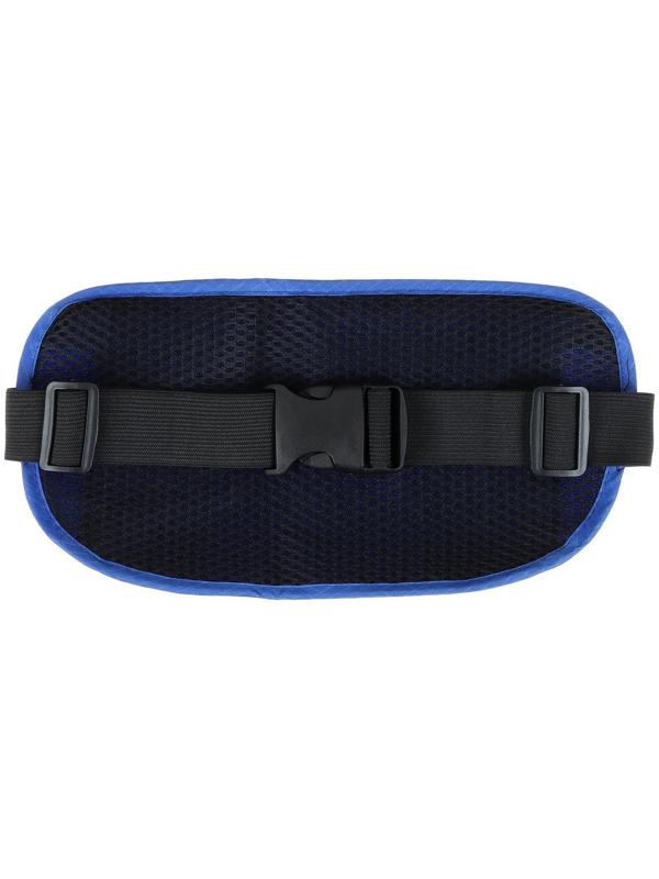 Сумка спортивная на пояс 25 х 13 см, цвет синий