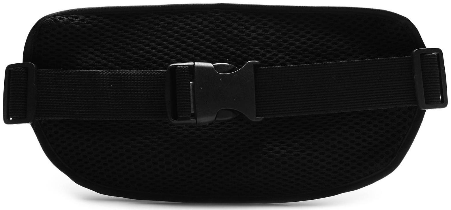 Сумка спортивная на пояс 25 х 13 см, цвет черный