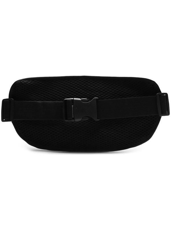 Сумка спортивная на пояс 25 х 13 см, цвет черный