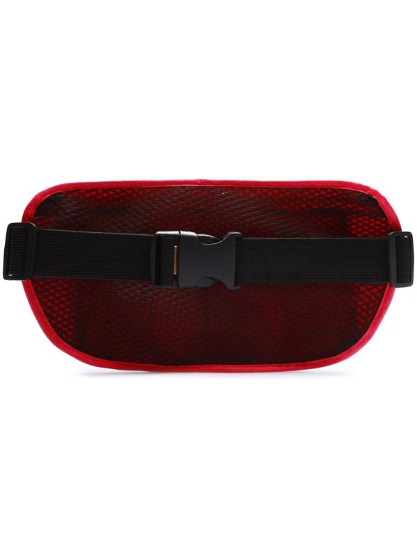 Сумка спортивная на пояс 25х13 см, цвет розовый