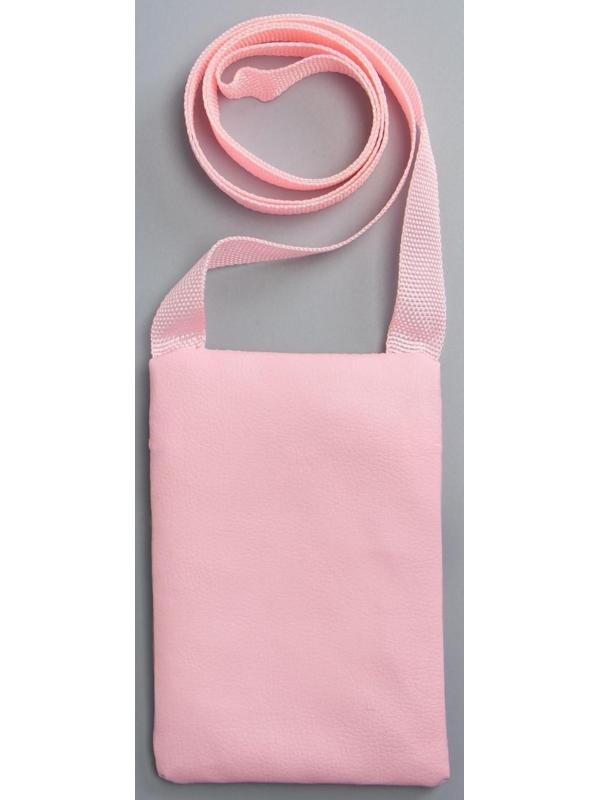 Детский подарочный набор Зайка: сумка + брошь, цвет розовый