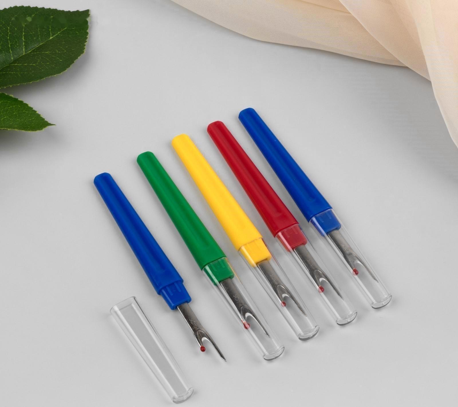 Вспарыватели с колпачком, 12 см, 5 шт, цвет разноцветный