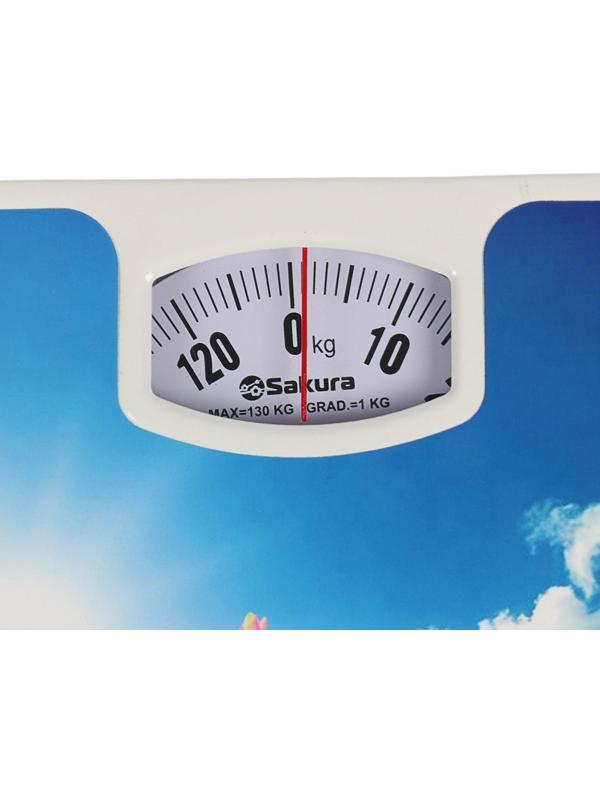 Весы напольные Sakura SA-5000-7, механические, до 130 кг, картинка 