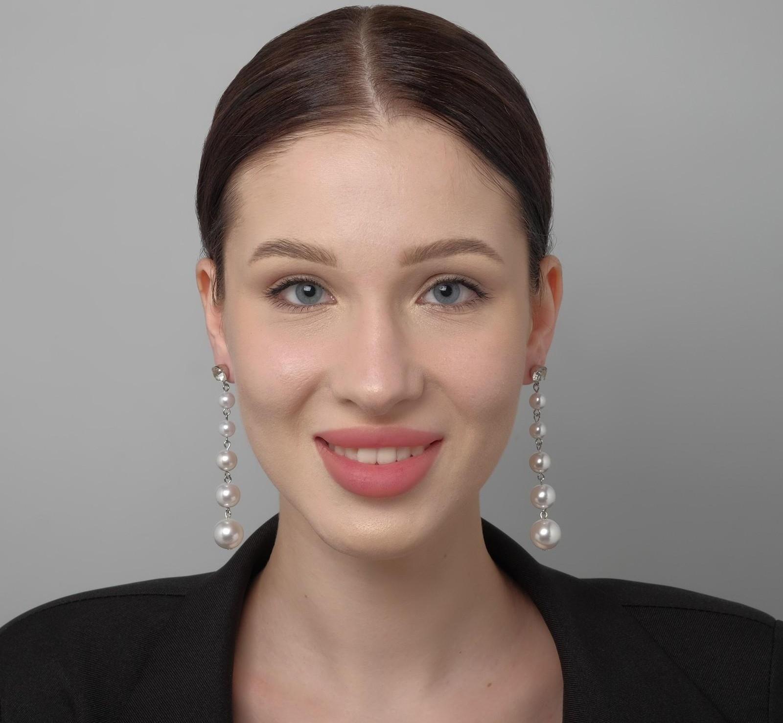 Серьги с жемчугом 