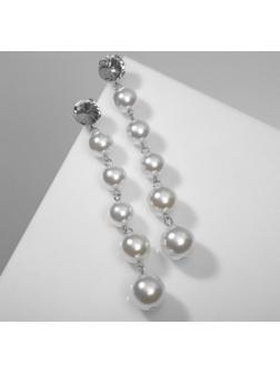 Серьги с жемчугом 