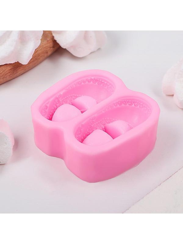 Молд силиконовый «Башмачки», 7×6,5 см, цвет МИКС