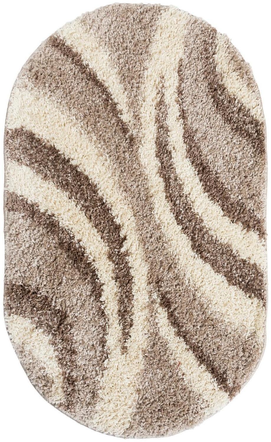 Ковер Фризе «Шегги», овал 160х230 см