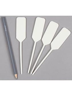 Ярлыки садовые для маркировки, 15 см, с карандашом, набор 20 шт., пластик