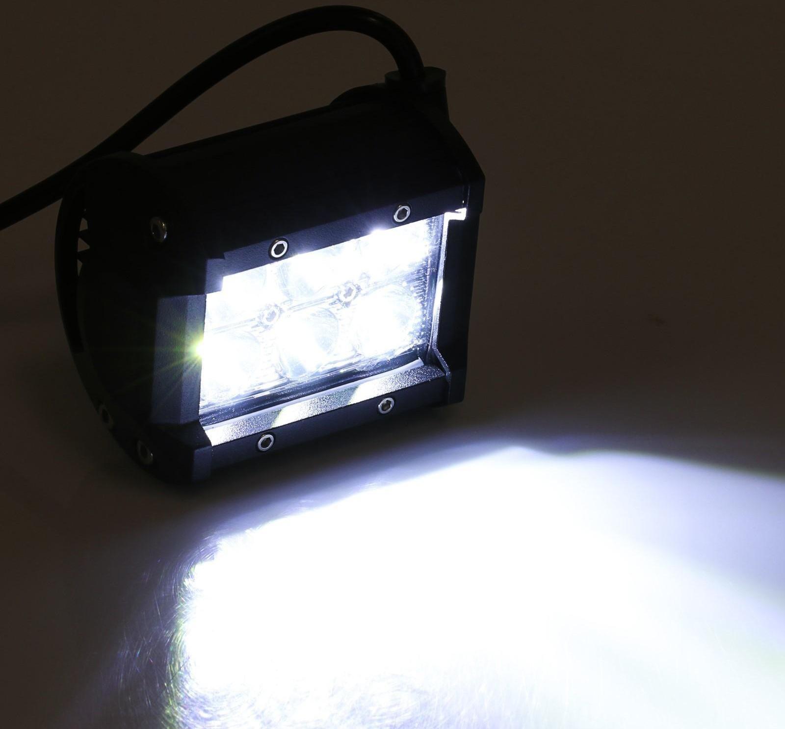 Противотуманная фара 6 LED, IP67, 18 Вт, 6000 К, 12-24 В, направленный свет