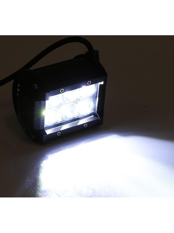 Противотуманная фара 6 LED, IP67, 18 Вт, 6000 К, 12-24 В, направленный свет