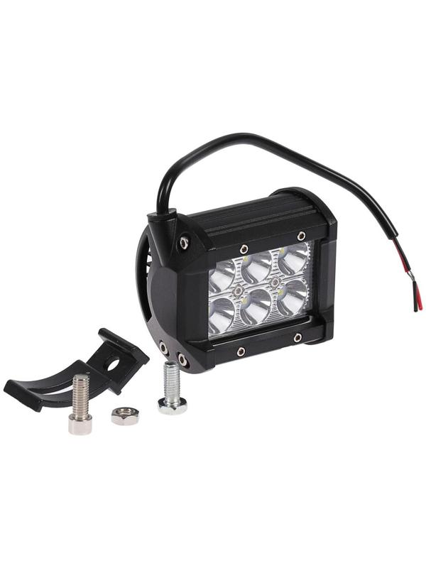 Противотуманная фара 6 LED, IP67, 18 Вт, 6000 К, 12-24 В, направленный свет