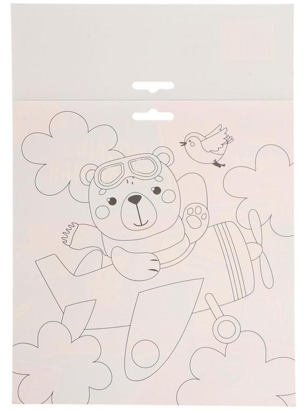 Мозаика стикерная форменная «Вертолёт». Набор для творчества