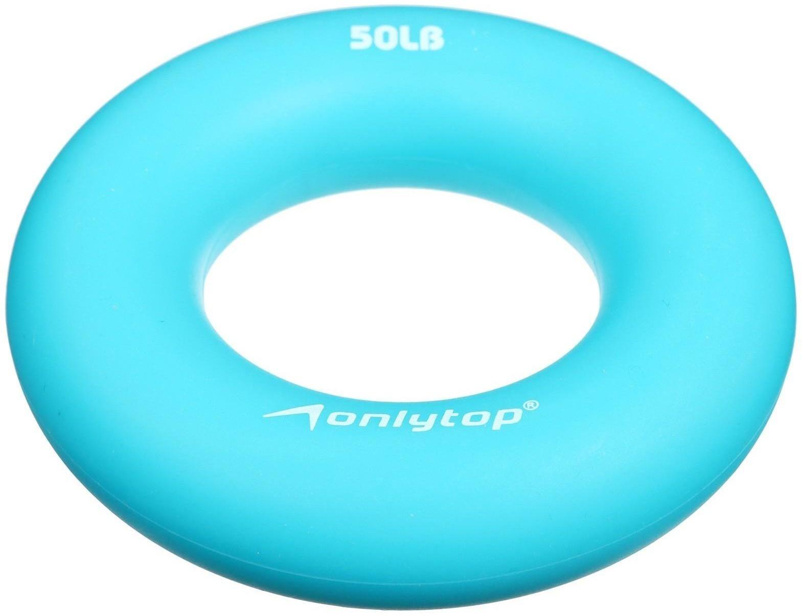 Эспандер кистевой 8,5 см, нагрузка 25 кг, цвет голубой