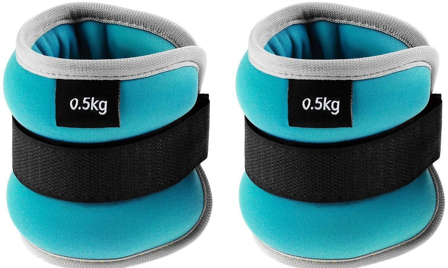 Утяжелитель неопреновый 0,5 кг (вес пары 1 кг), цвет мятный