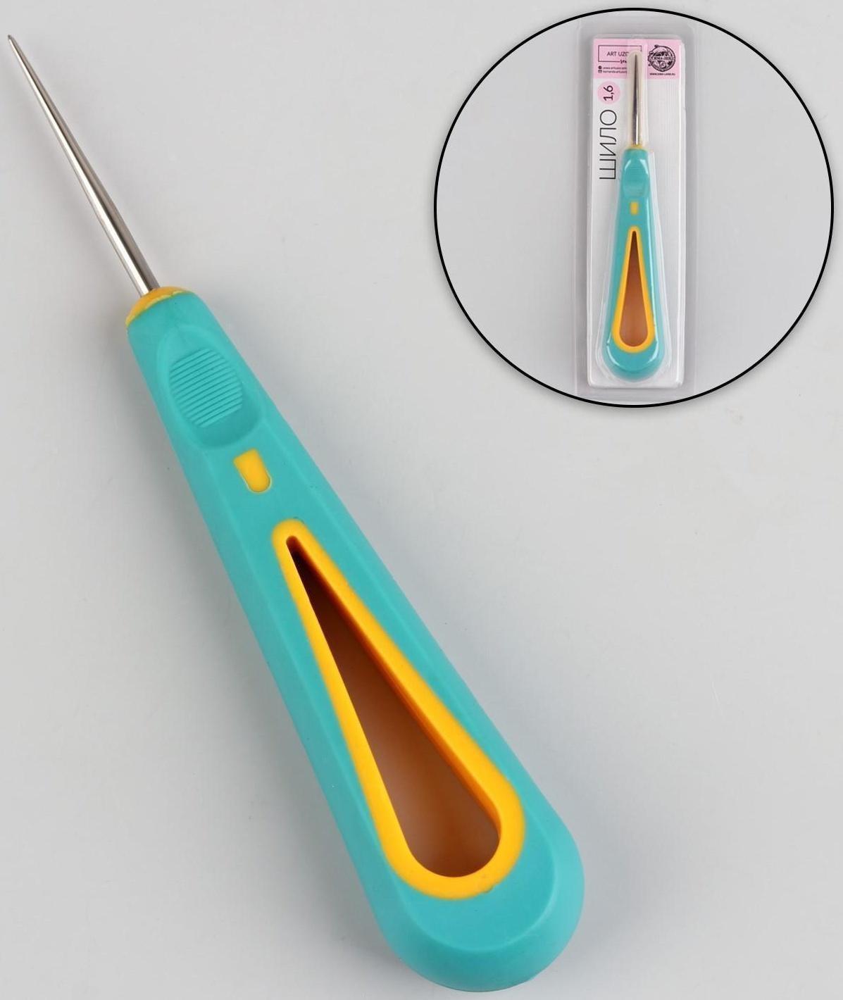 Шило швейное, d = 1,6 мм, 13,5 × 3 см