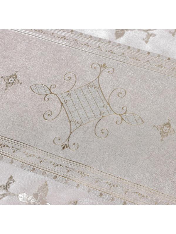 Клеёнка столовая на тканевой основе «Ромбики», рулон 20 метров, ширина 137 см