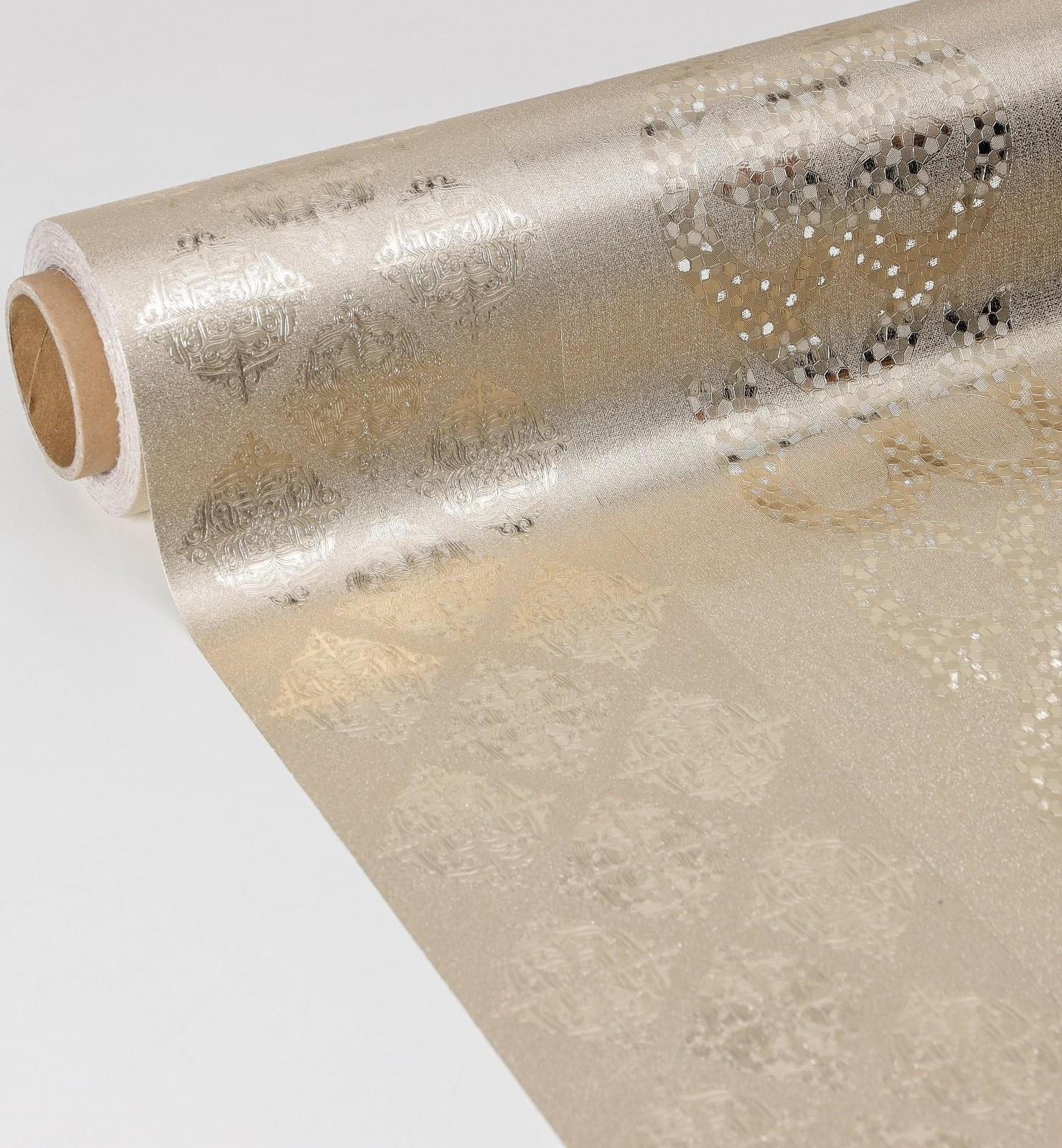 Клеёнка столовая на тканевой основе «Узор», ширина 137 см, рулон 20 м