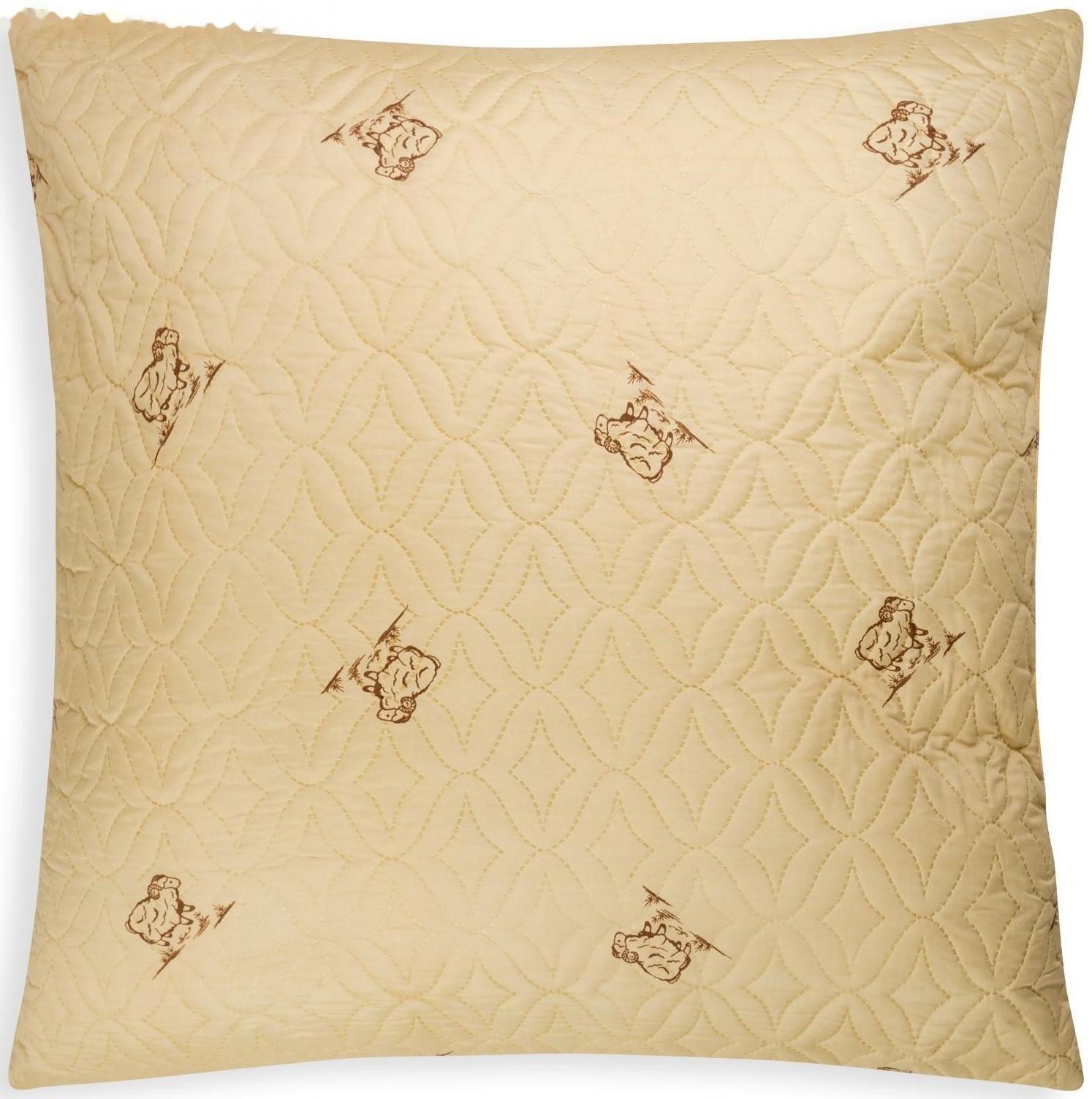 Подушка ультрастеп «Овечья шерсть», размер 70x70 см, цвет МИКС, полиэфирное волокно