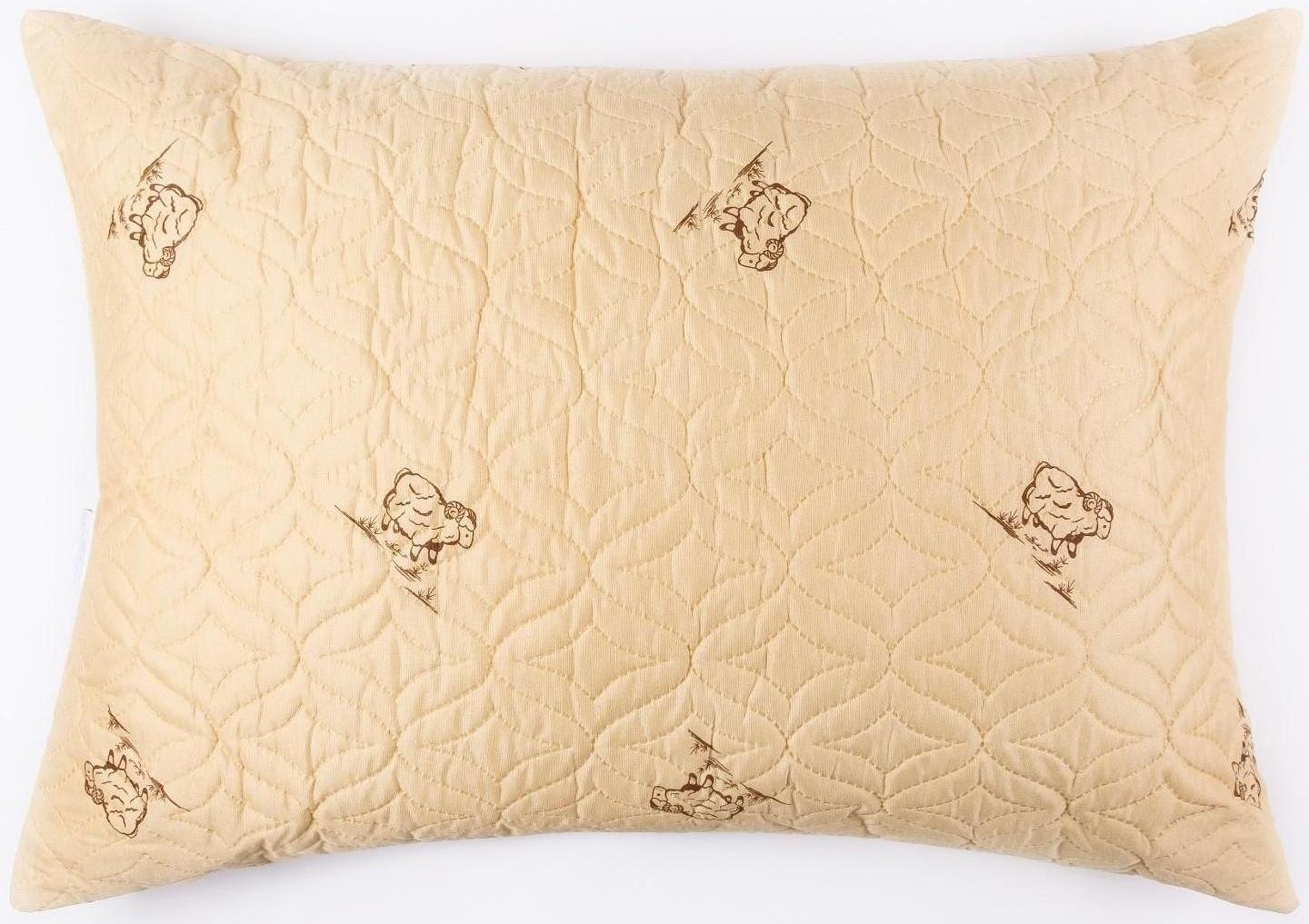 Подушка ультрастеп «Овечья шерсть», размер 70x70 см, цвет МИКС, полиэфирное волокно