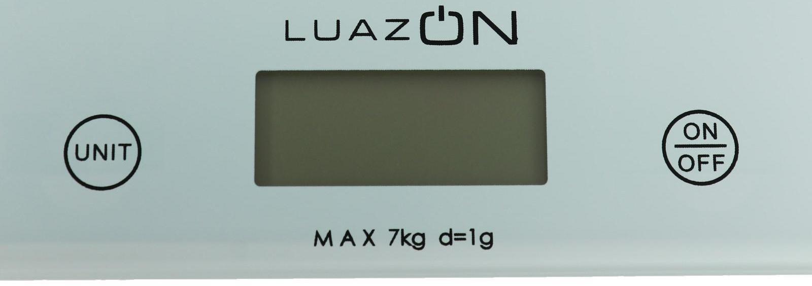 Весы кухонные Luazon LVK-702, электронные, до 7 кг, белые
