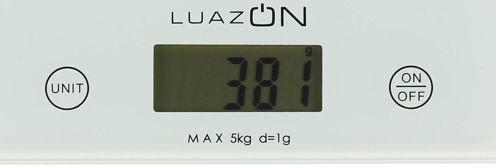 Весы кухонные Luazon LVK-702, электронные, до 7 кг, белые