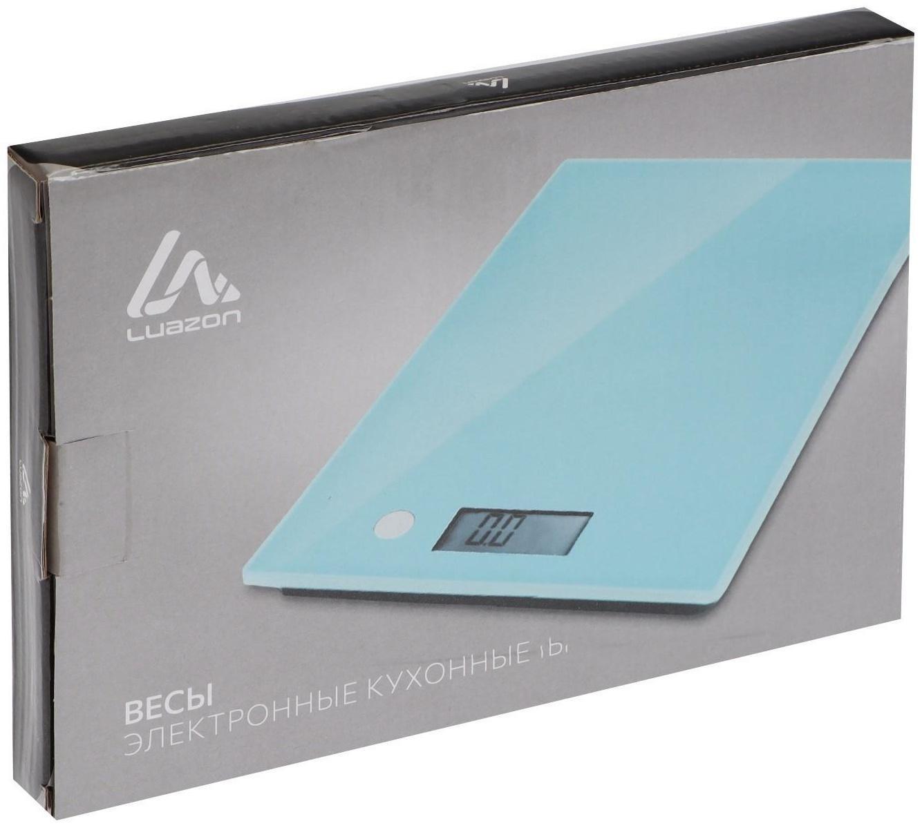 Весы кухонные Luazon LVK-702, электронные, до 7 кг, чёрные